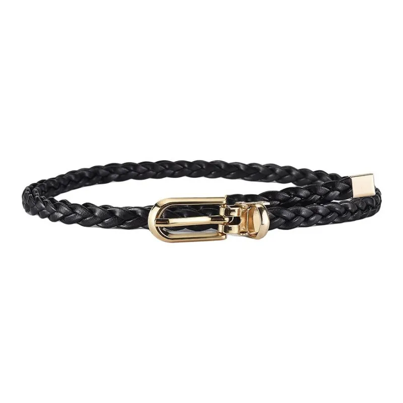 JEANSWEST PU Leather Belts Women's 0.8CM-1