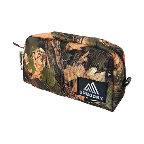 GREGORY Fabric One Shoulder Crossbody Fanny Pack Large Size Unisex Blue Camouflage