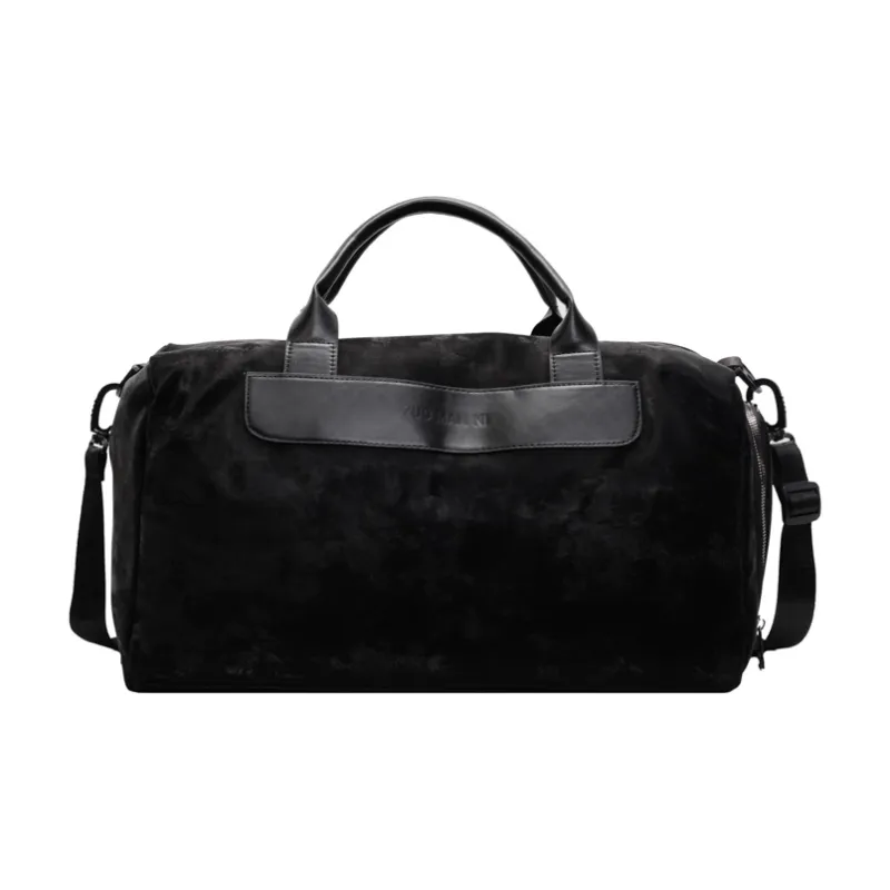 Meow In The Grass PU Travel Bag Unisex Khaki/Gray/Black/Pink-8