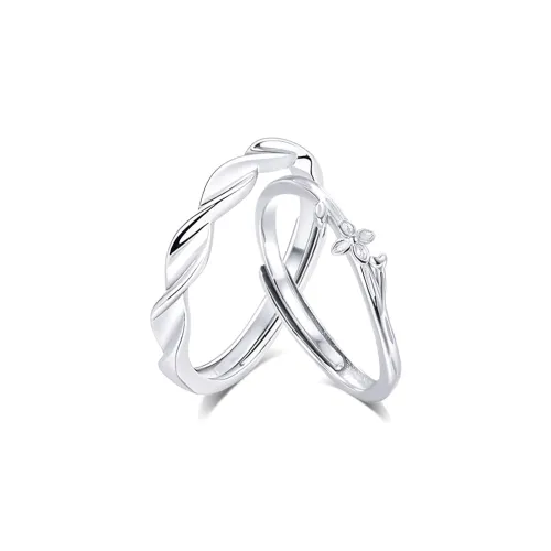 KUMET Sterling Silver Rings Unisex