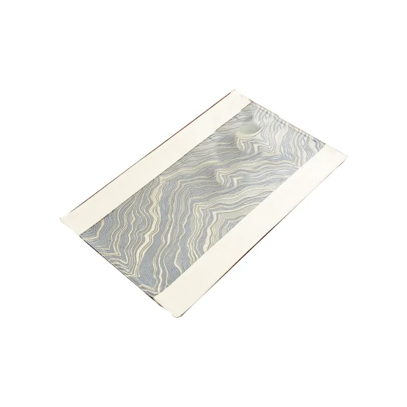 LUOYIJIA Tea Mats Tea Cup Coasters Luxury Premium Tea Mat Cup Coaster New Chinese Style Zen Placemat Insulated-6