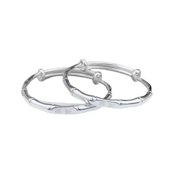 Phoenix Temple Jewelry 999 Fine Silver Bangles Kids'