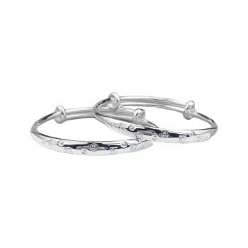 Phoenix Temple Jewelry S999 Fine Silver Sterling Silver Bracelets Kids'