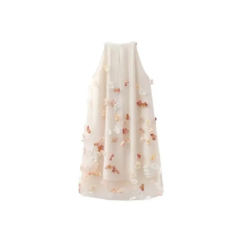 SNZX Slip Dresses Women's Pink Princess Dress-1