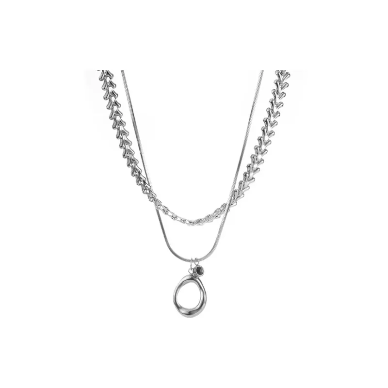 ACIUM Luxury, Layering, Titanium Steel Necklaces Unisex-0