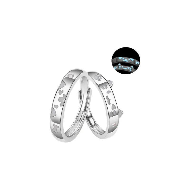 Anxious Copper Alloy Rings Unisex-0