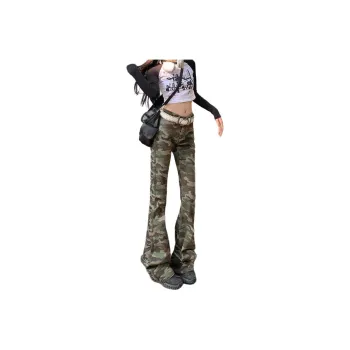 BENGEN Jeans Women's Camouflage
