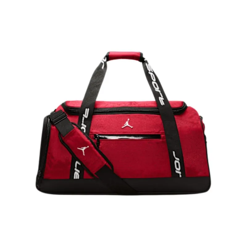 Jordan Polyester Travel Bag 47.5L Unisex Gym Red-0