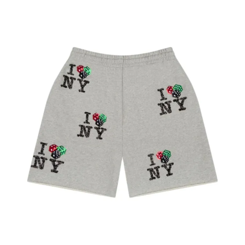 Denim Tears Casual Shorts Unisex Gray-1