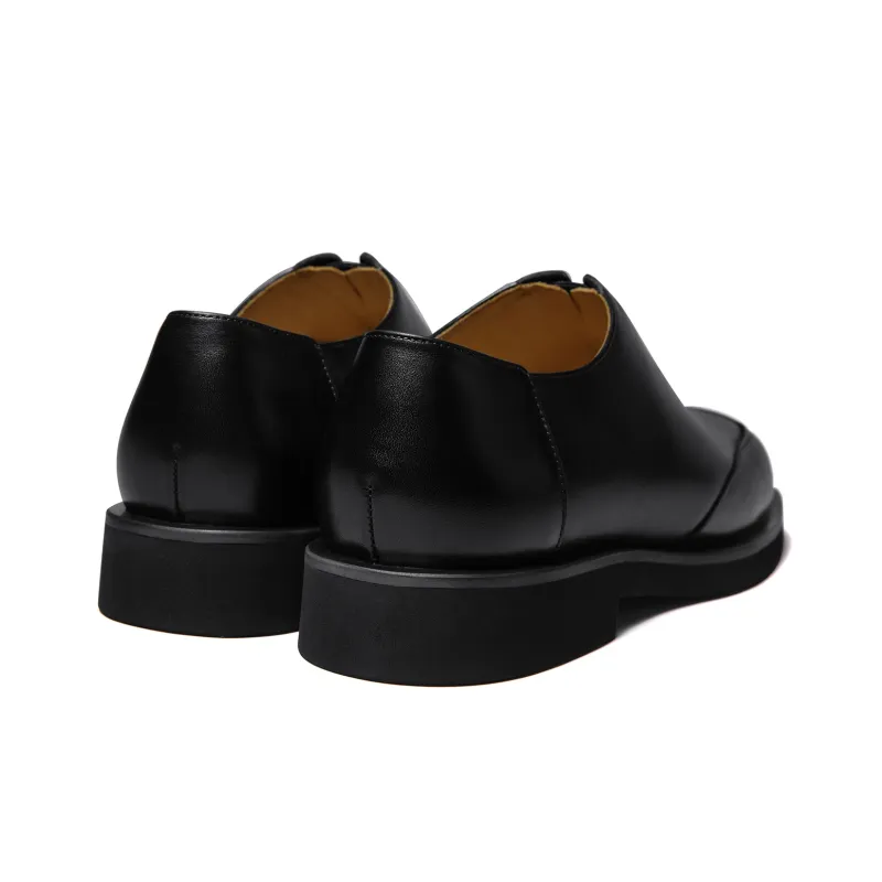 THOM WILLS Casual Leather Shoes Men's Black-3