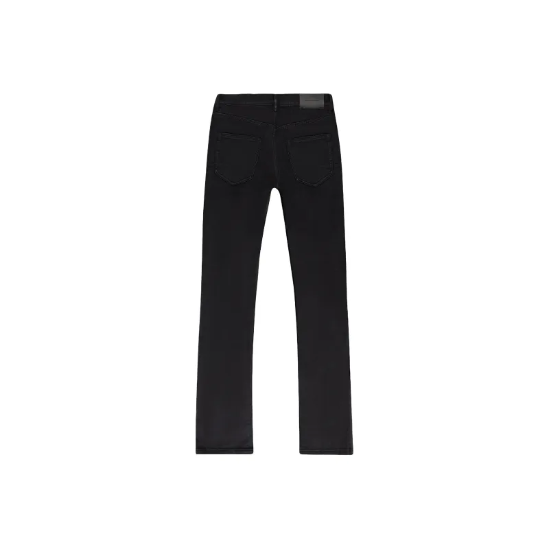 PURPLE BRAND P004 Resin Flare '' Straight Jeans-1