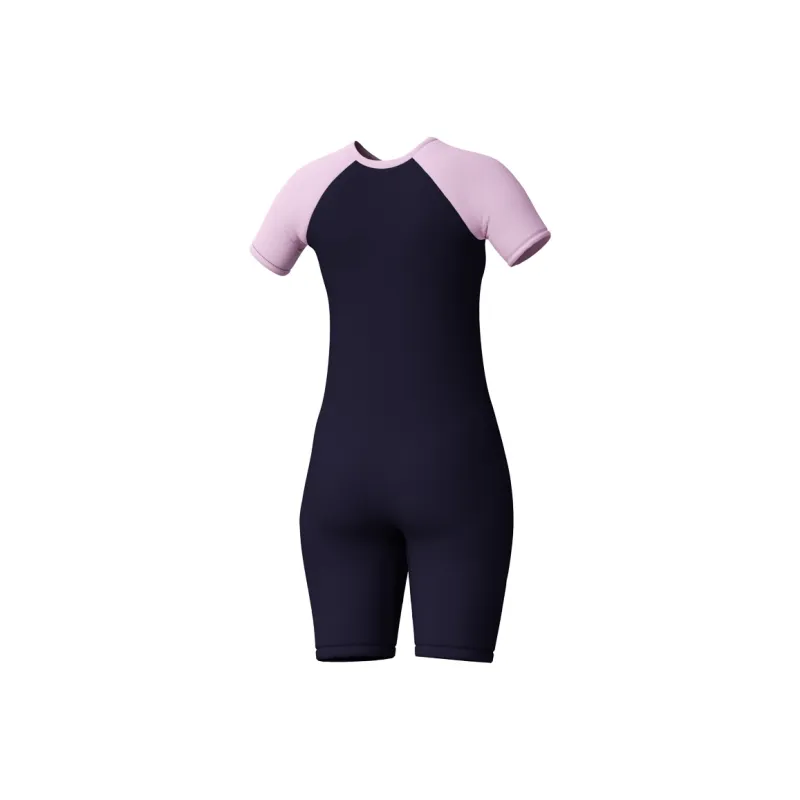 XTEP One piece Swimsuit Women's Pink-1