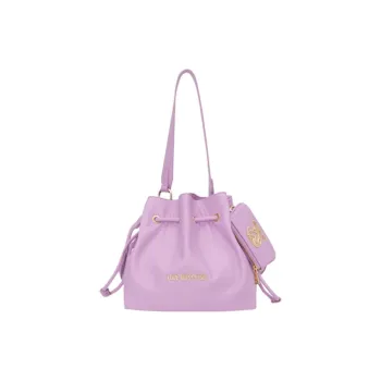LOVE MOSCHINO PU Bucket Bag, Shoulder Bag Medium Size Women's Purple