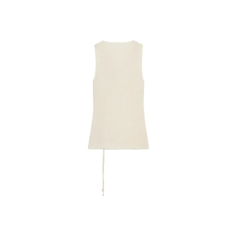 ZARA Tank Tops Women's Frosted White-1
