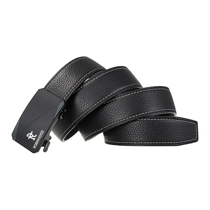 ROBINHOOD Top Grain Cow Leather Belts Men's Width 3.5CM-7