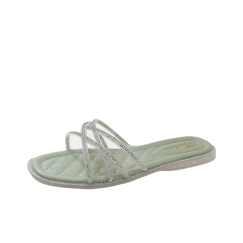 WUJI Slip Resistant Abrasion Resistant Slide Slippers Women's-4