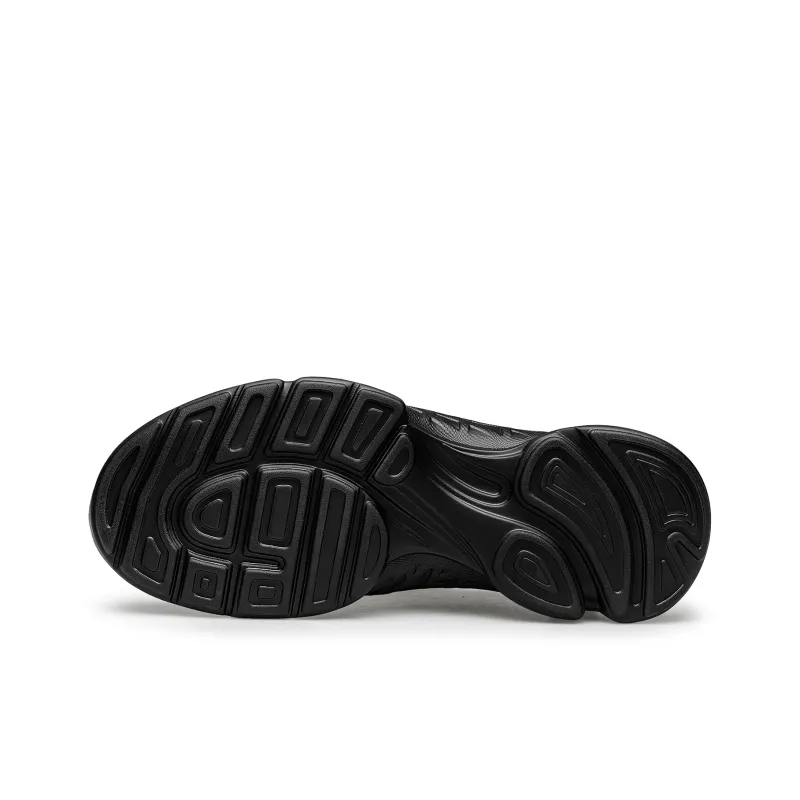ZRO Shock Absorbers With Abrasion Resistant And Slip Resistant Properties Low Top Casual Shoes Men's Black-3