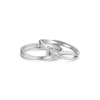 CHINA GOLD S925 Silver Rings Unisex