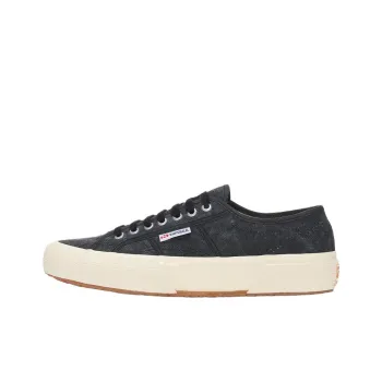 SUPERGA Abrasion Resistant Low Top Skateboard Shoes Unisex Black