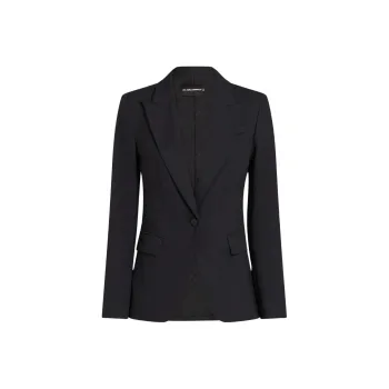 KARL LAGERFELD Business Suit Coat Women's Black