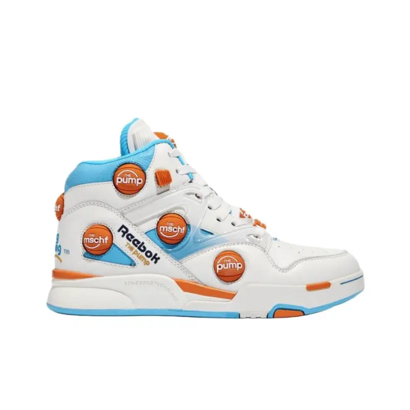 Reebok x MSCHF High Top Skateboard Shoes Unisex White Blue-1