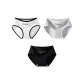 3 Pack (White+Heather Gray+Black)