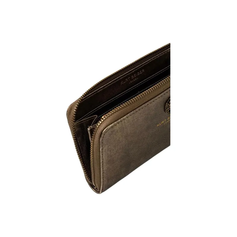 Kurt Geiger London Calfskin Wallet Women's Bronze-2