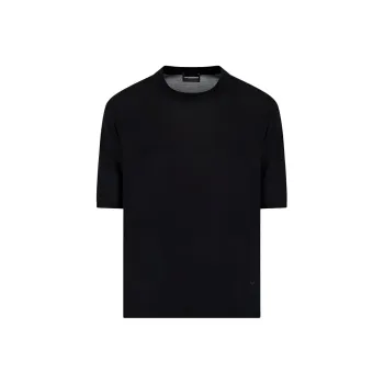 EMPORIO ARMANI Asv Lyocell blend Plain knit Jumper