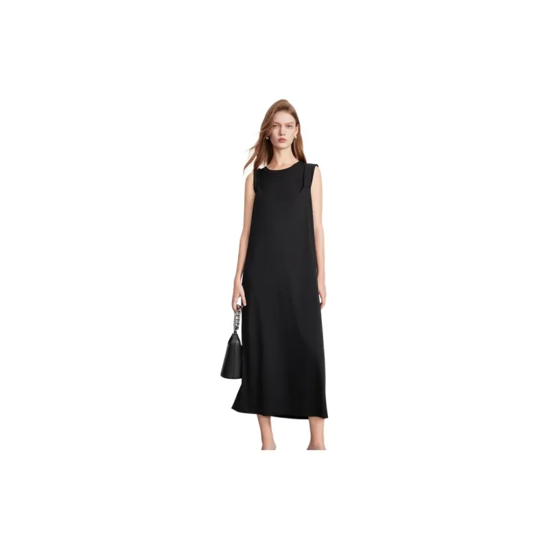 ELLE Sleeveless Dresses Women's Black-0