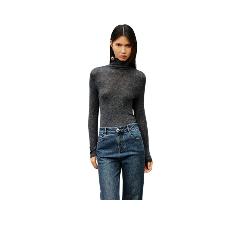 INSUN Cashmere Sweaters Women's Dark Gray-1