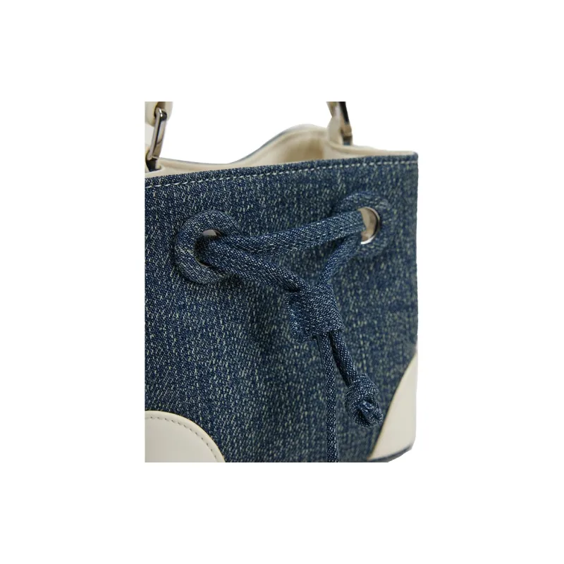 URBAN REVIVO Fabric Crossbody Handbag Medium Size Women's Royal Blue-2
