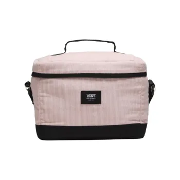 Vans Old Skool Polyester Lunch Bag, One Shoulder Handbag Unisex Tan & Rose Pink