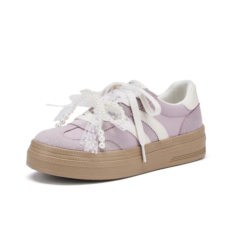 Hotwind Virtue Collection Ballet Style German Army Trainers Low Top Skateboard Shoes Women's-6