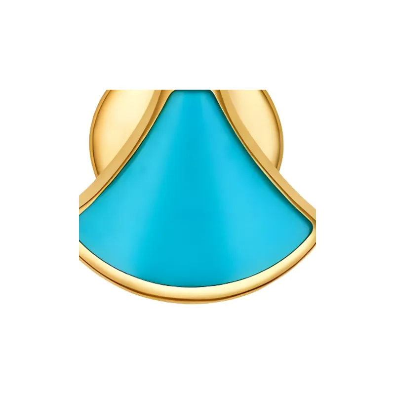BVLGARI Gold Earrings Unisex Gold-2