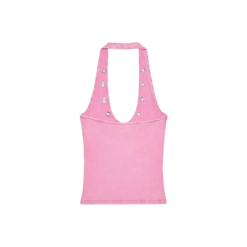 ZARA Tank Tops Women's Pink-1