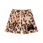 160 Brown Leopard Print Single Layer-Four Flowers Signature Logo