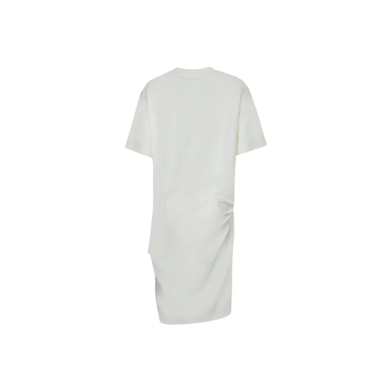 MOSCHINO Short Sleeved Dress Women's White-1