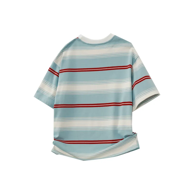 Jeep T Shirt Unisex Blue White Stripes-1