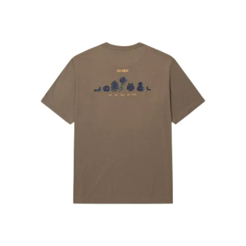 KOLON SPORT T Shirt Unisex Brown-1