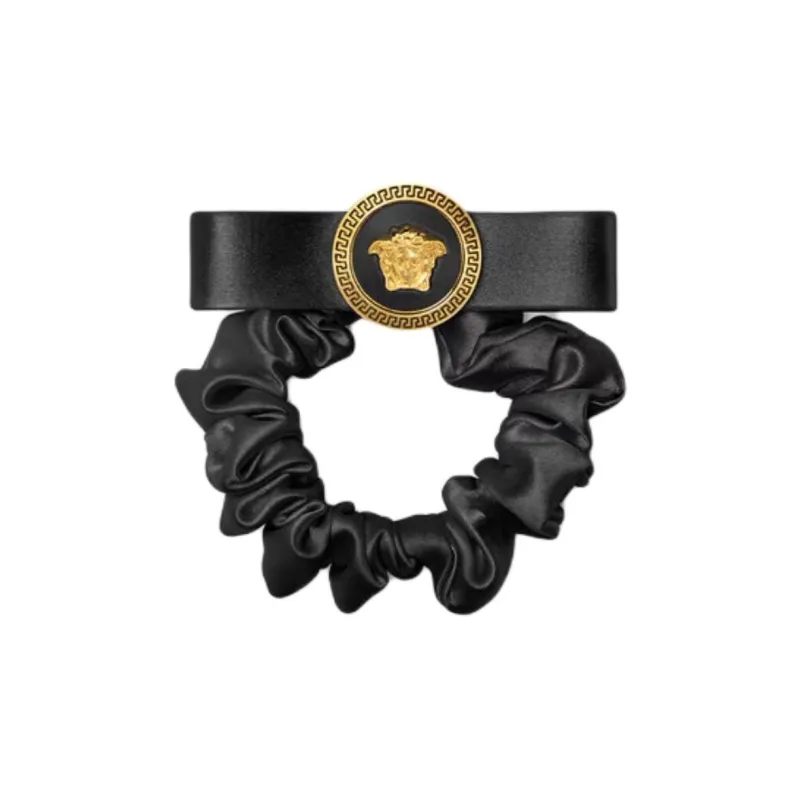 VERSACE Viscose Hair Tie Women's Black-0