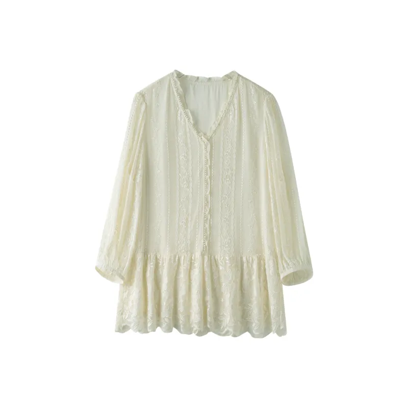 To the west Shirts Women's Ecru-0