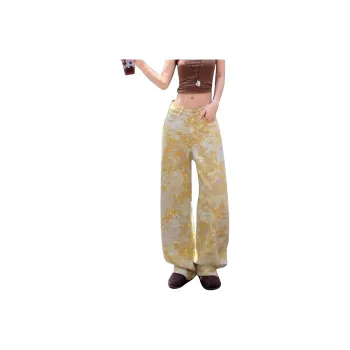 VSYS Jeans Women's Yellow Gold Floral