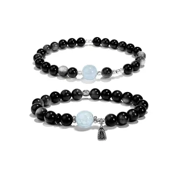 CMFY Obsidian Jade Bracelets Unisex