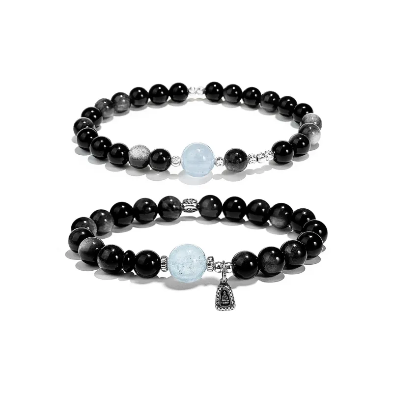 CMFY Obsidian Jade Bracelets Unisex-2