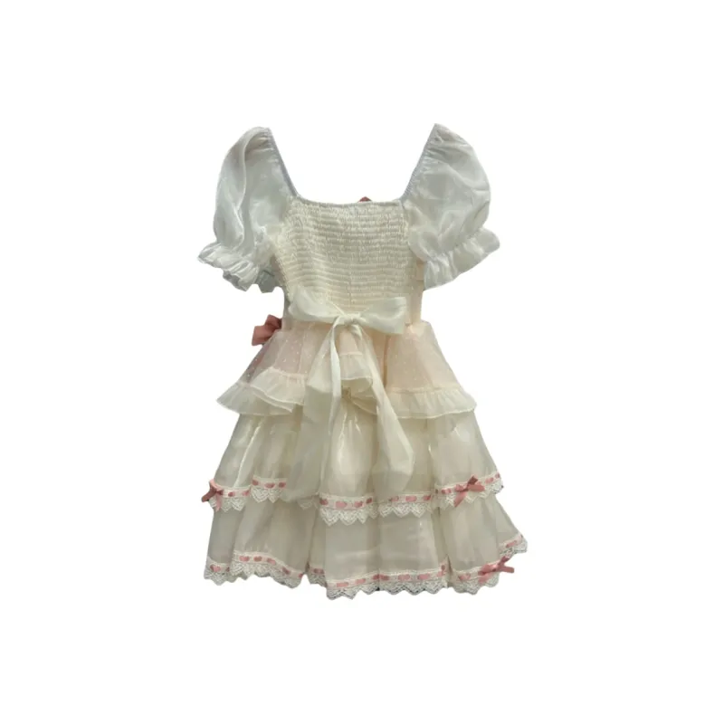 Peaches Peaches Short Sleeved Dress Women's-1