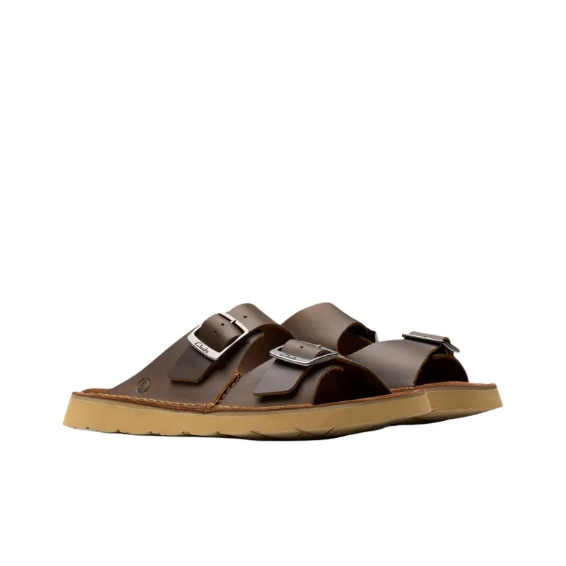 Clarks EVA Abrasion Resistant Slide Slippers Men's Umber-2