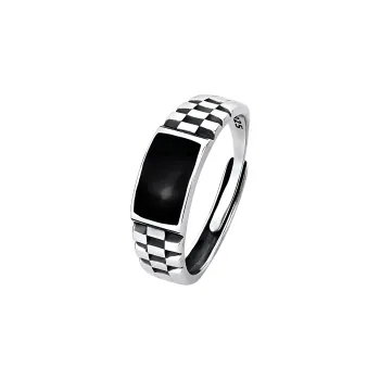 MAGICPOLE 925 Sterling Silver Rings Men's Vintage