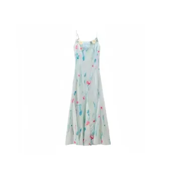 YGPRW Slip Dresses Women's Light Blue