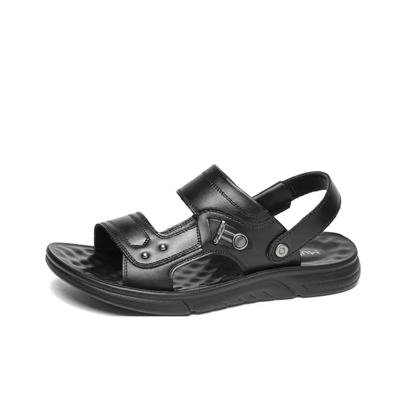 Mulinsen Beach Sandals Men Black/Brown-2