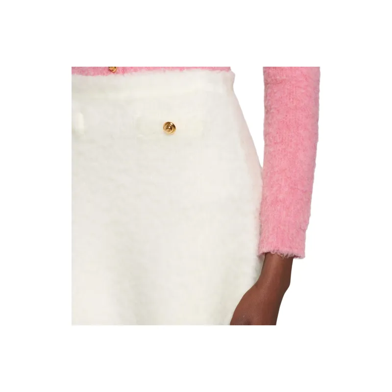 MIU MIU Casual Short Skirts Women's White-4